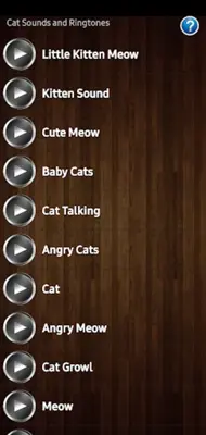 Cat Sounds and Ringtones android App screenshot 1